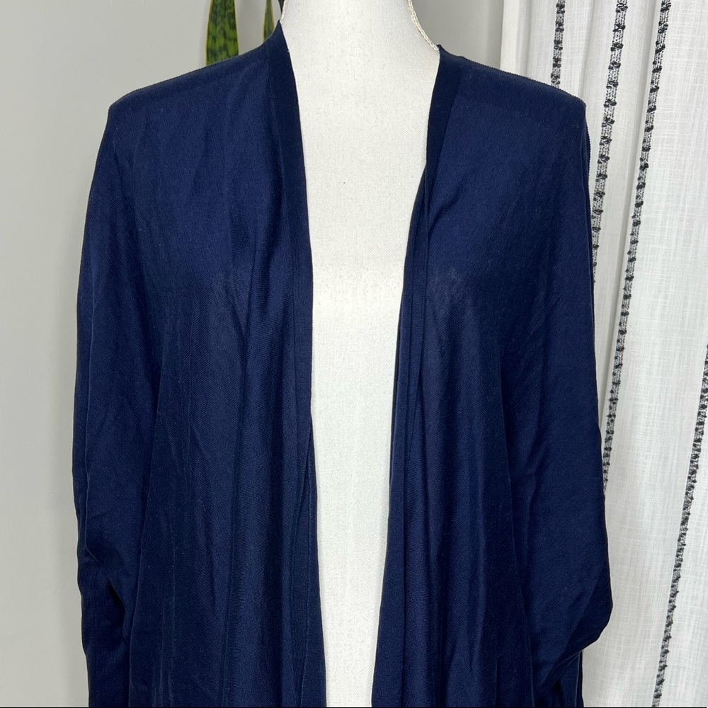 🌴Polo Ralph Lauren Open Front Silk Cardigan Sz L NWT - Picture 3 of 11